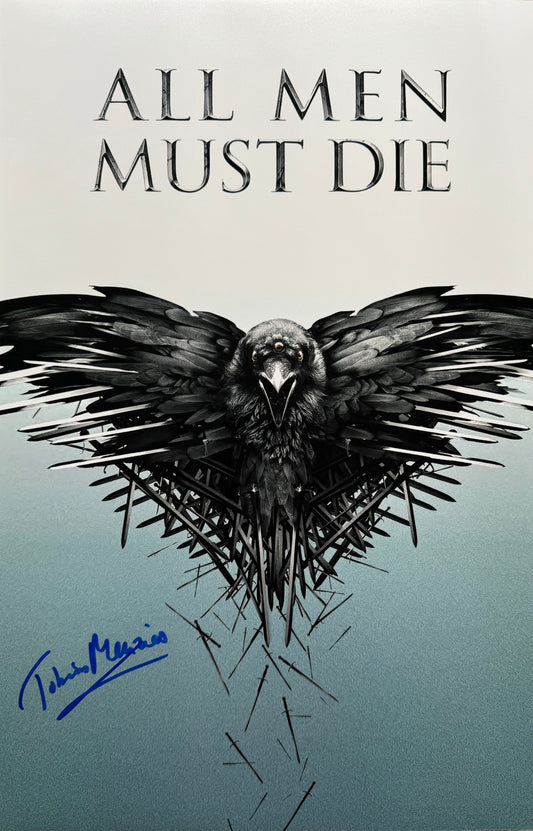 Tobias Menzies Signed Game Of Thrones 11x17” Poster