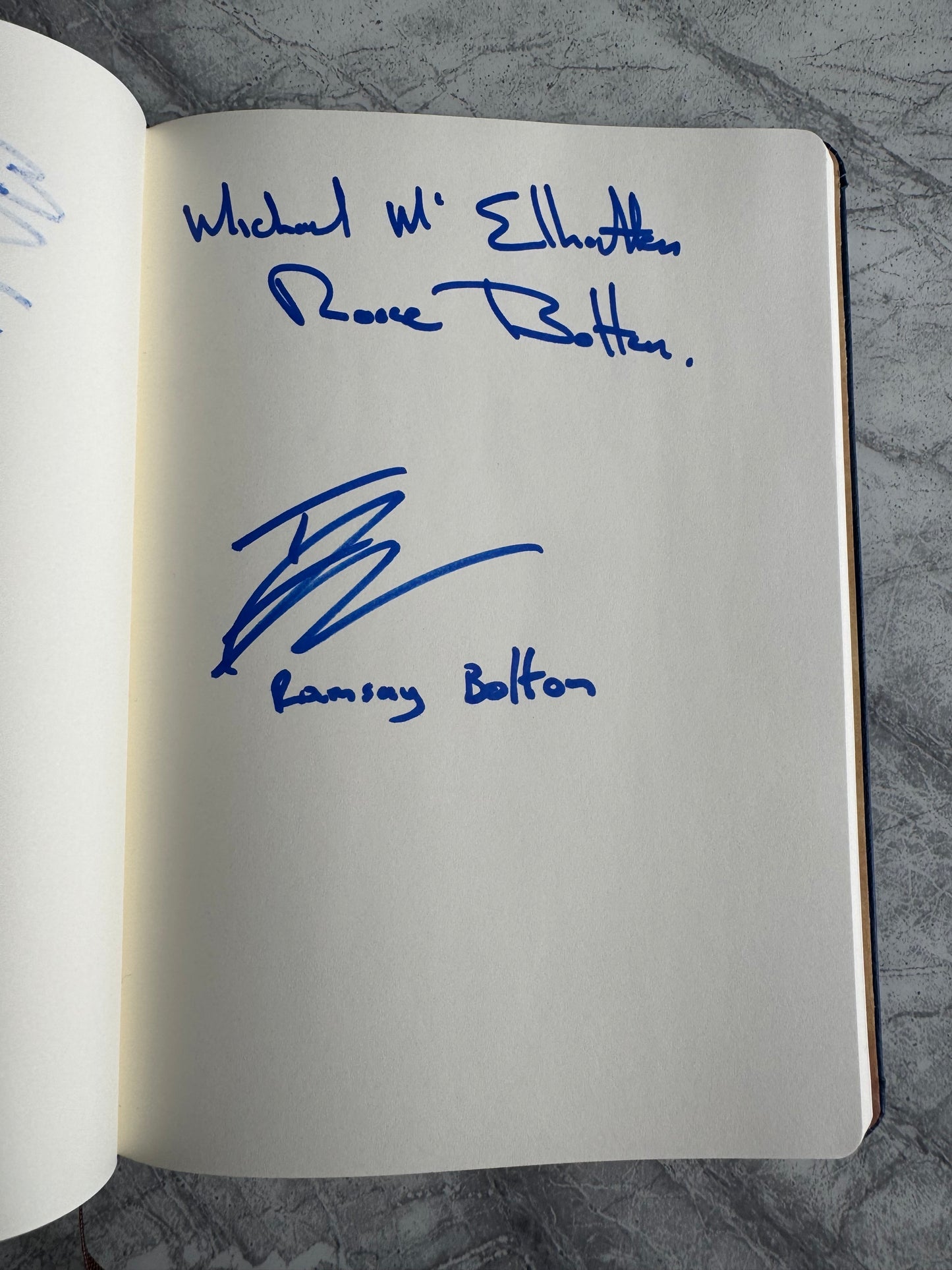 Game Of Thrones Autograph Book Signed By 22 Cast Members