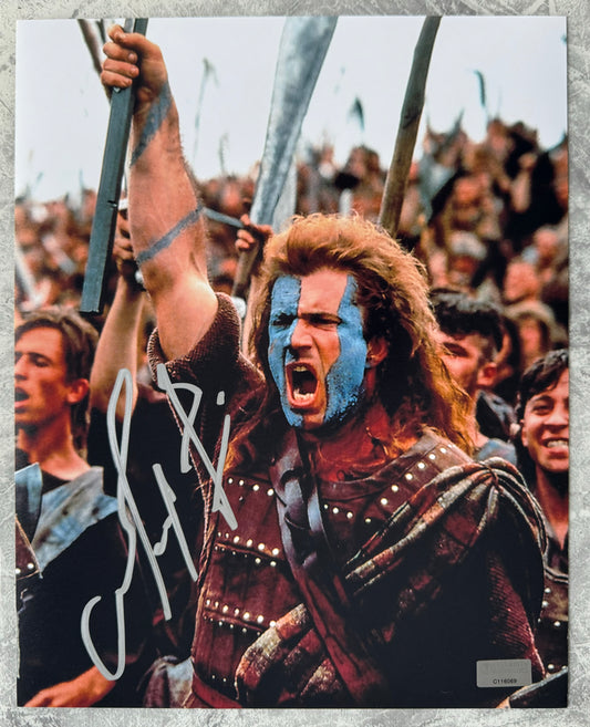Mel Gibson Signed Braveheart 8x10” Photo - Celebrity Authentics COA