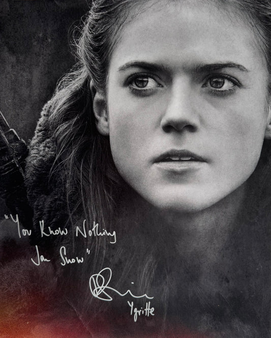 Rose Leslie Signed Game Of Thrones 16x20” Photo With Quote!