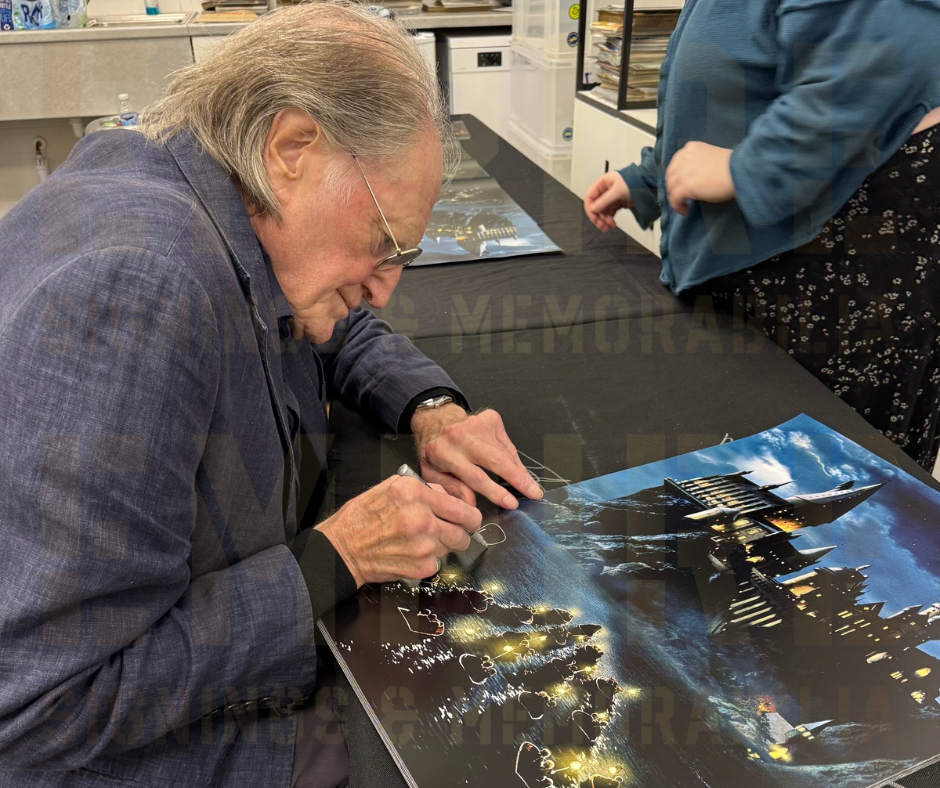 David Bradley Signed Harry Potter A2 Project Starter Poster