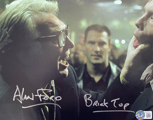 Alan Ford Signed Brick Top Snatch 8” x 10” Photo 2 - Beckett Witnessed