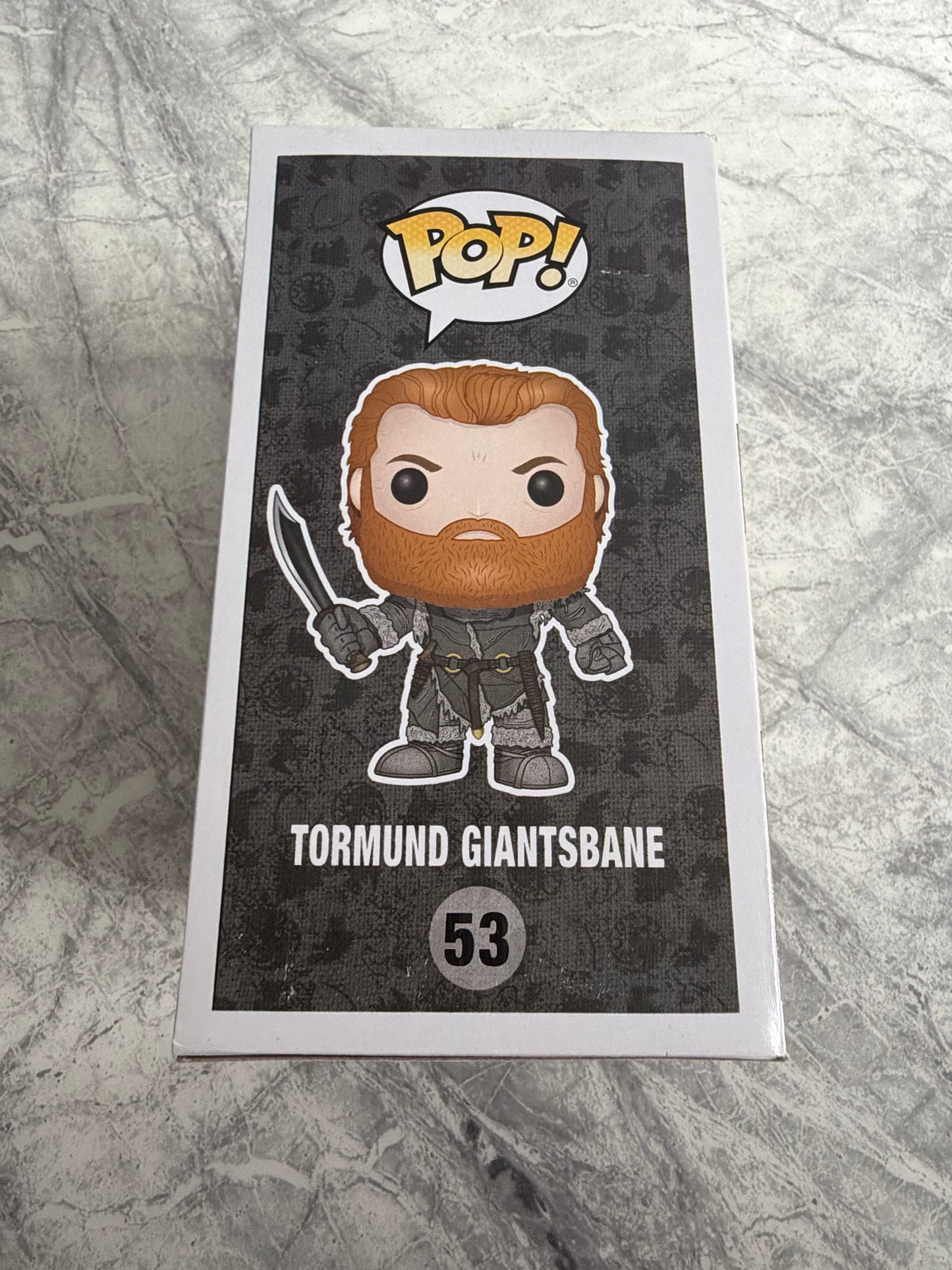 Kristofer Hivju Signed Game Of Thrones Tormund Funko Pop With Quote! - SWAU Authenticated