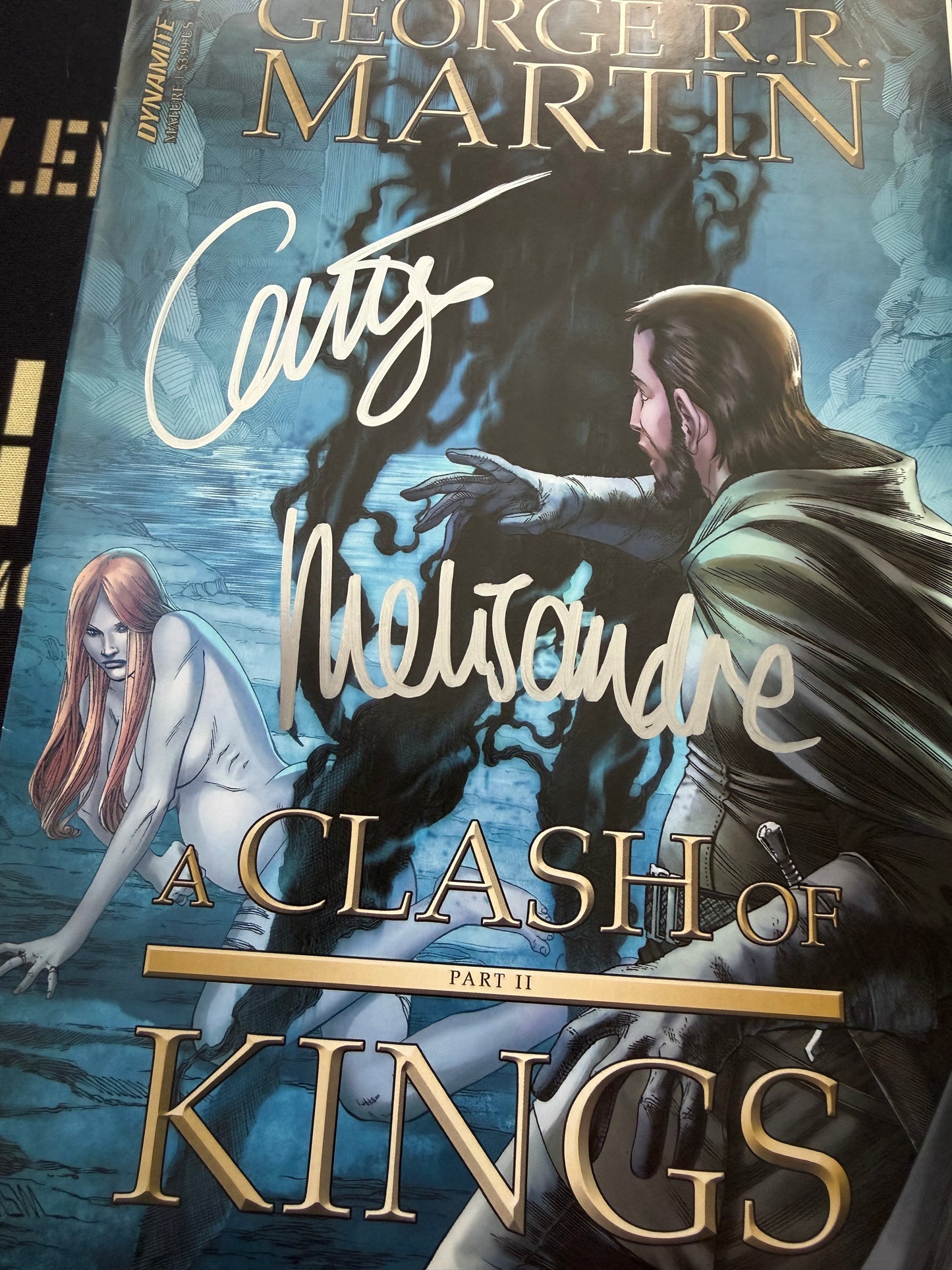 Carice Van Houten Dual Signed Game Of Thrones “A Clash Of Kings” Comic Book