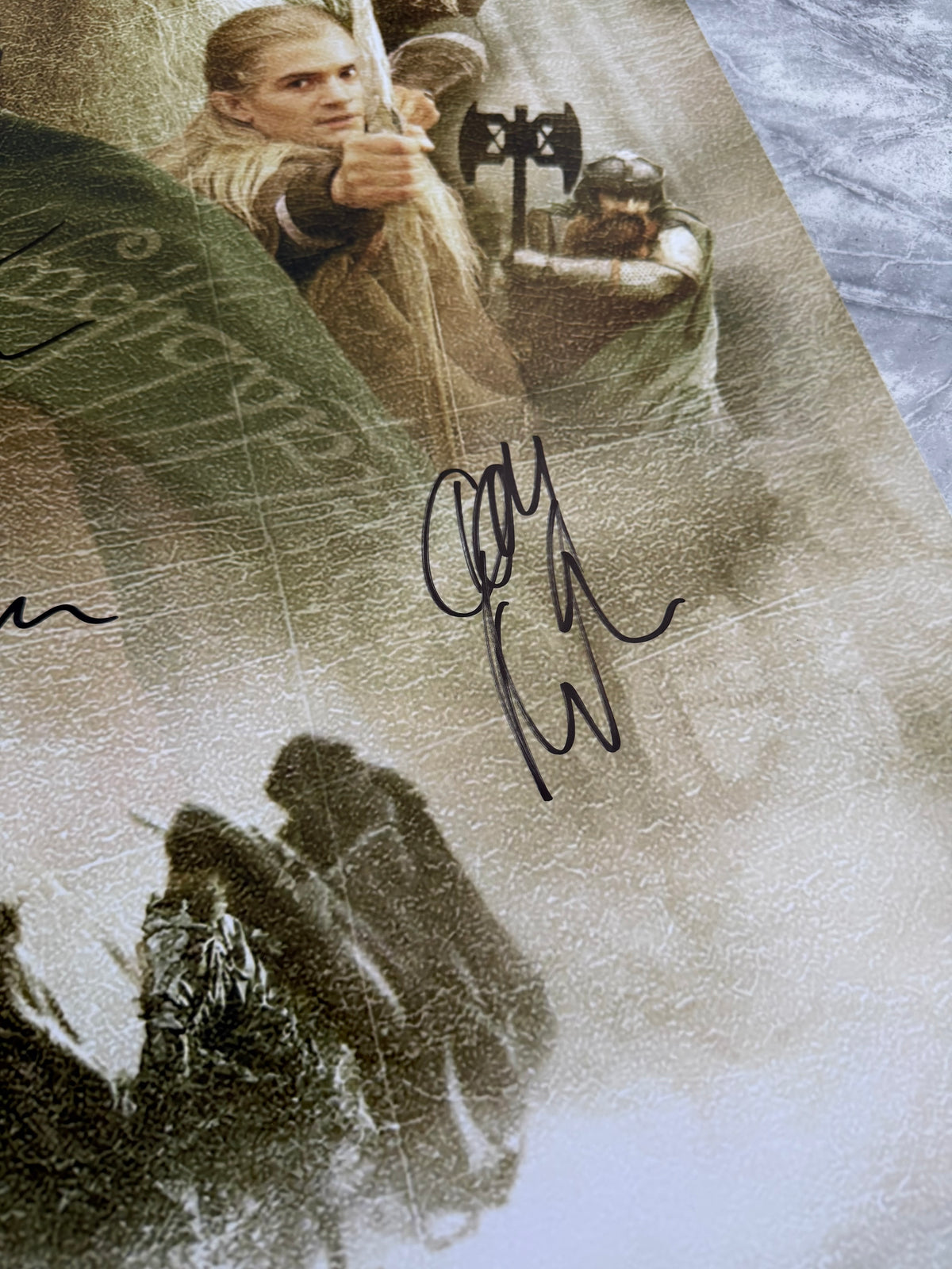 Sir Ian McKellen & Cast Multi Signed The Fellowship Of The Ring 20x30” Poster With Authentication