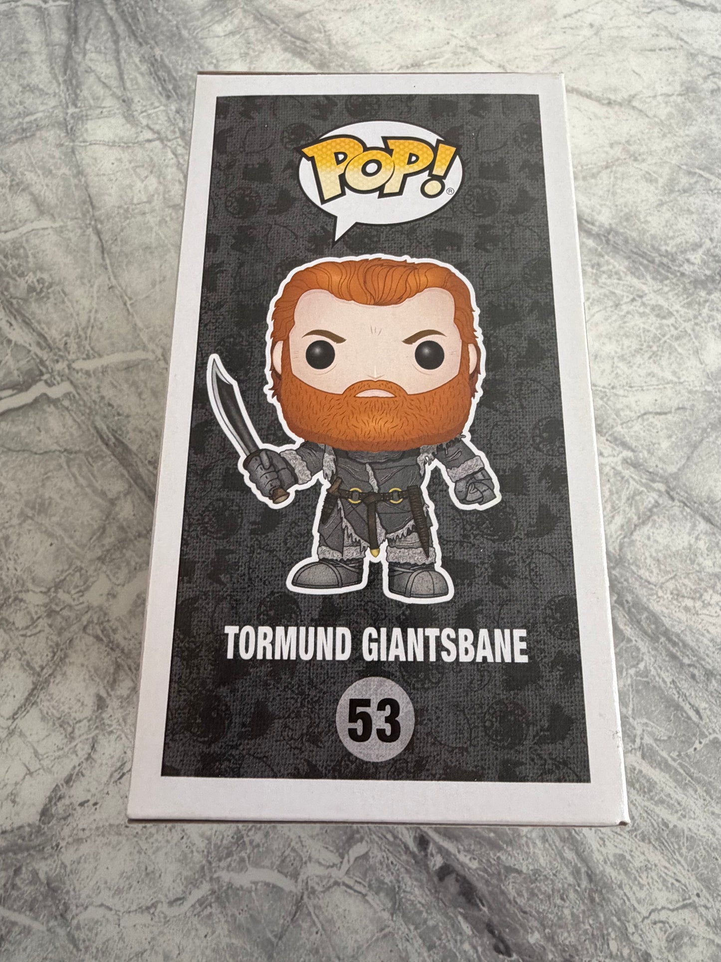 Kristofer Hivju Signed Game Of Thrones Tormund Funko Pop With Quote! - SWAU Authenticated