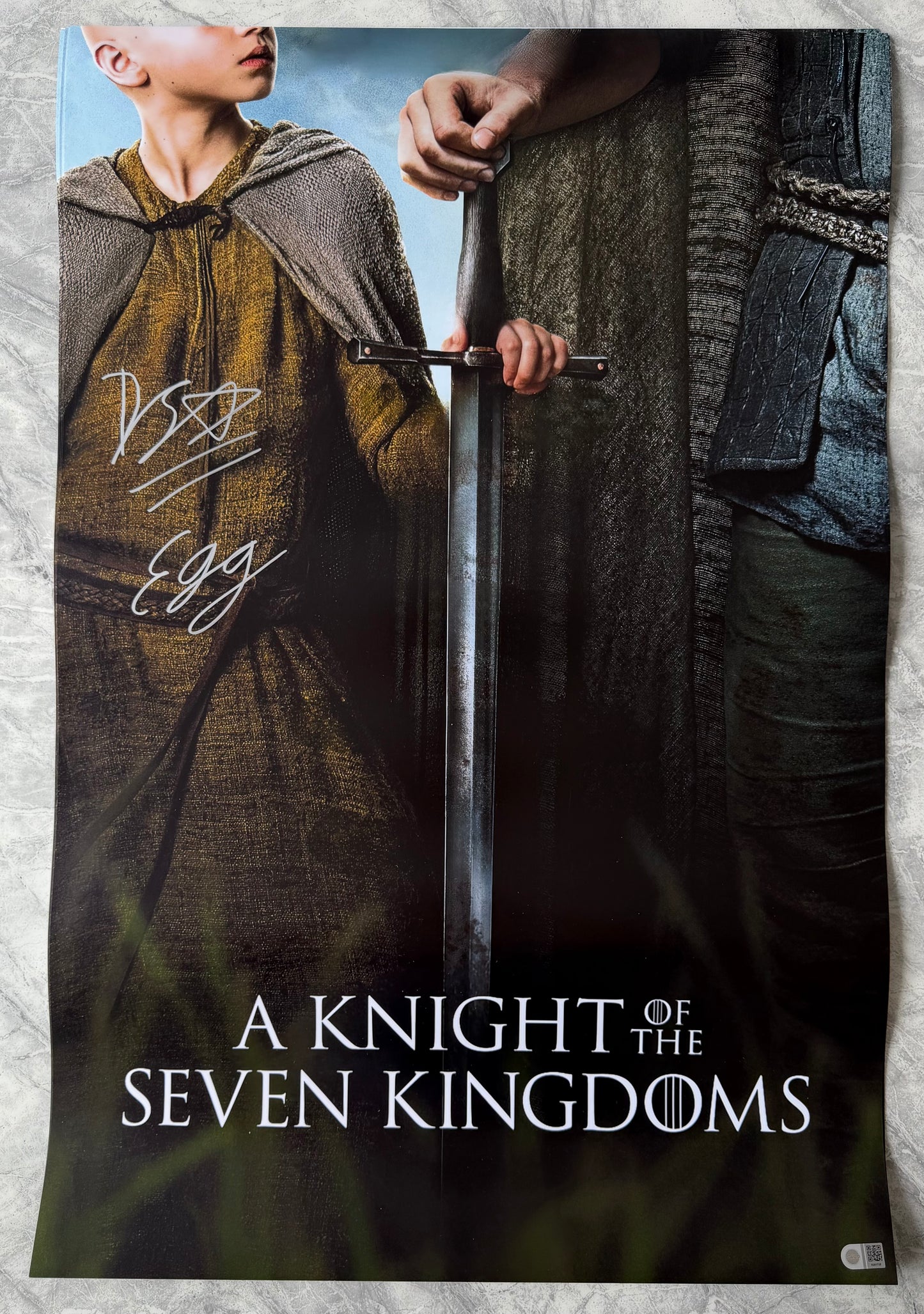 Dexter Sol Ansell Signed AKOT7K 24x36” Maxi Poster - SWAU Authenticated