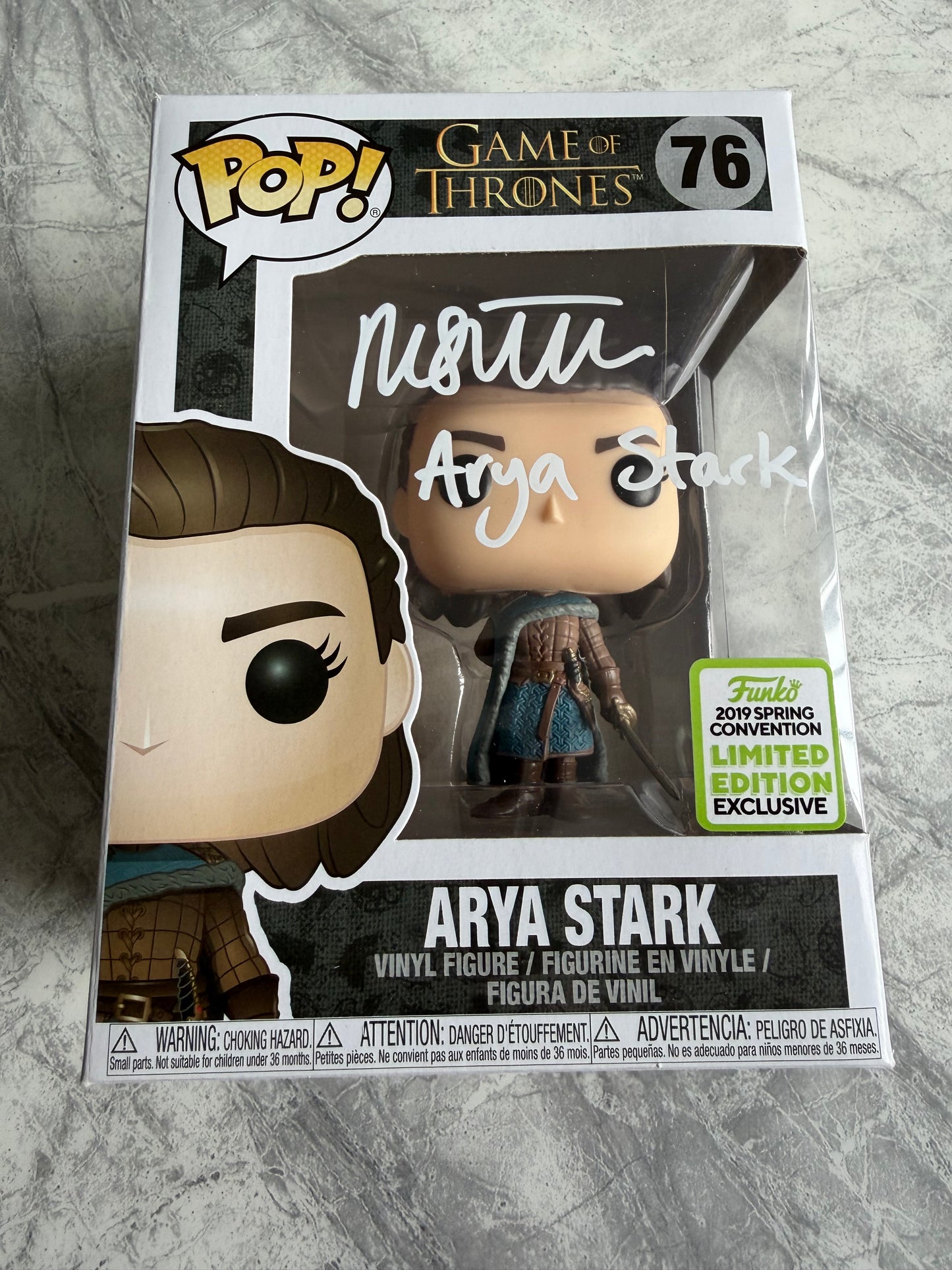 Maisie Williams Signed Game Of Thrones Limited Edition Funko Pop - SWAU Witnessed