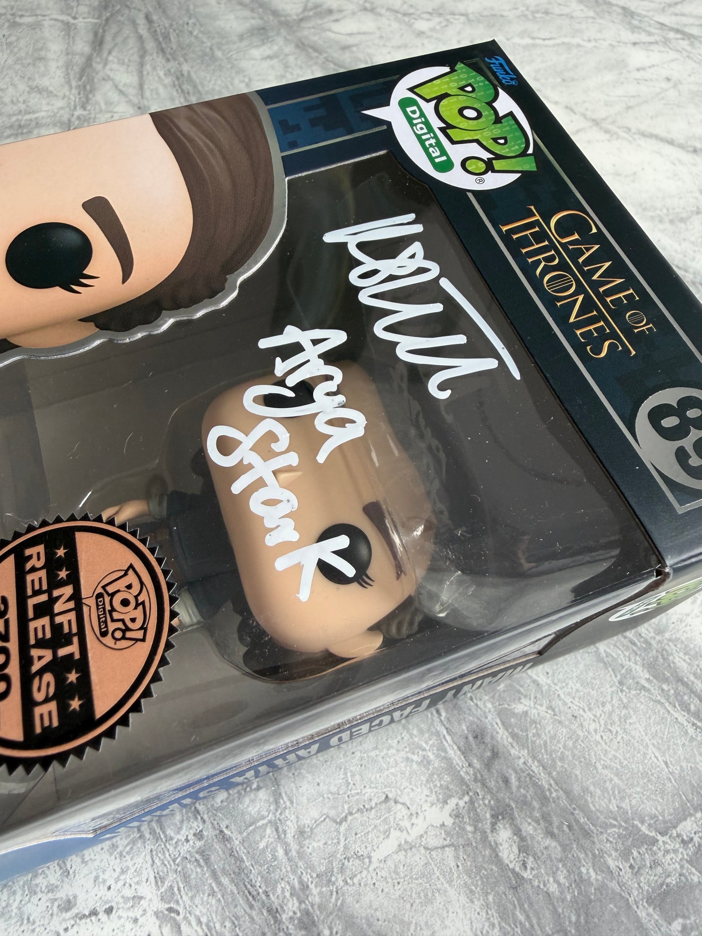 Maisie Williams Signed Game Of Thrones NFT Funko Pop - SWAU Witnessed