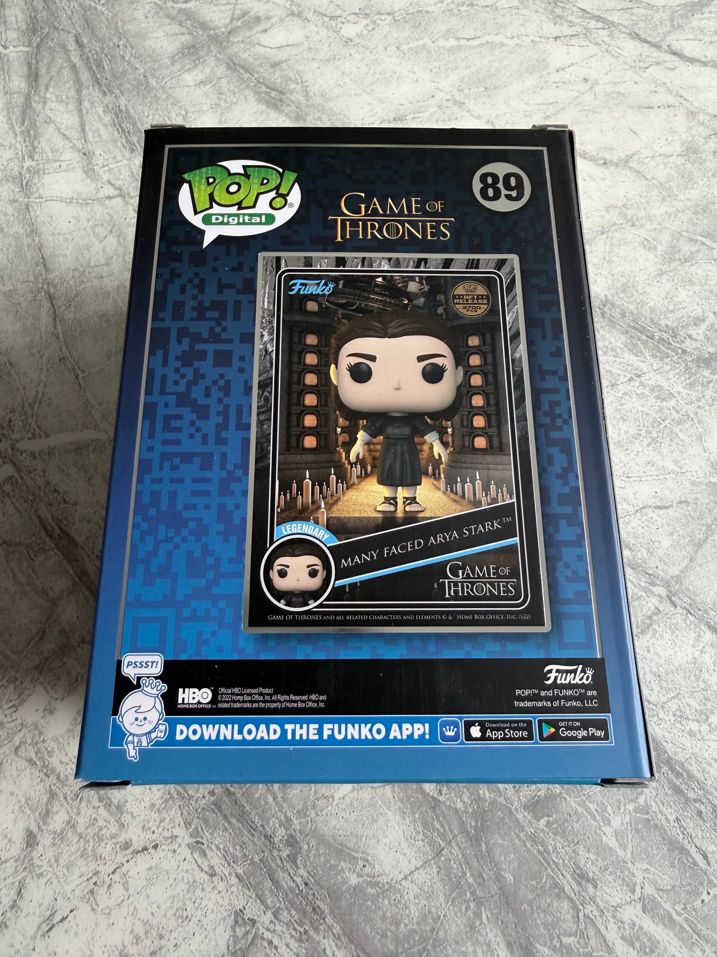 Maisie Williams Signed Game Of Thrones NFT Funko Pop - SWAU Witnessed