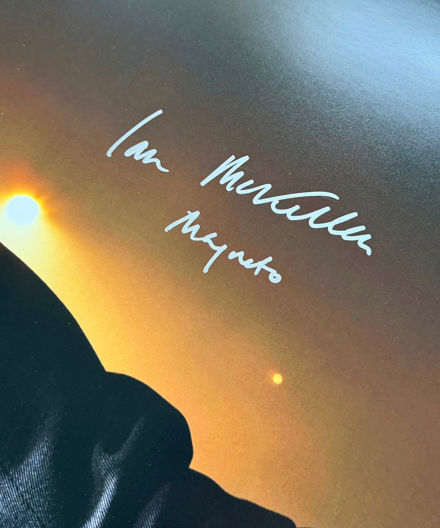 Sir Ian McKellen Signed X-Men 20x30” Photo With “Magneto” Charcater Name - Beckett Letter Of Authenticity