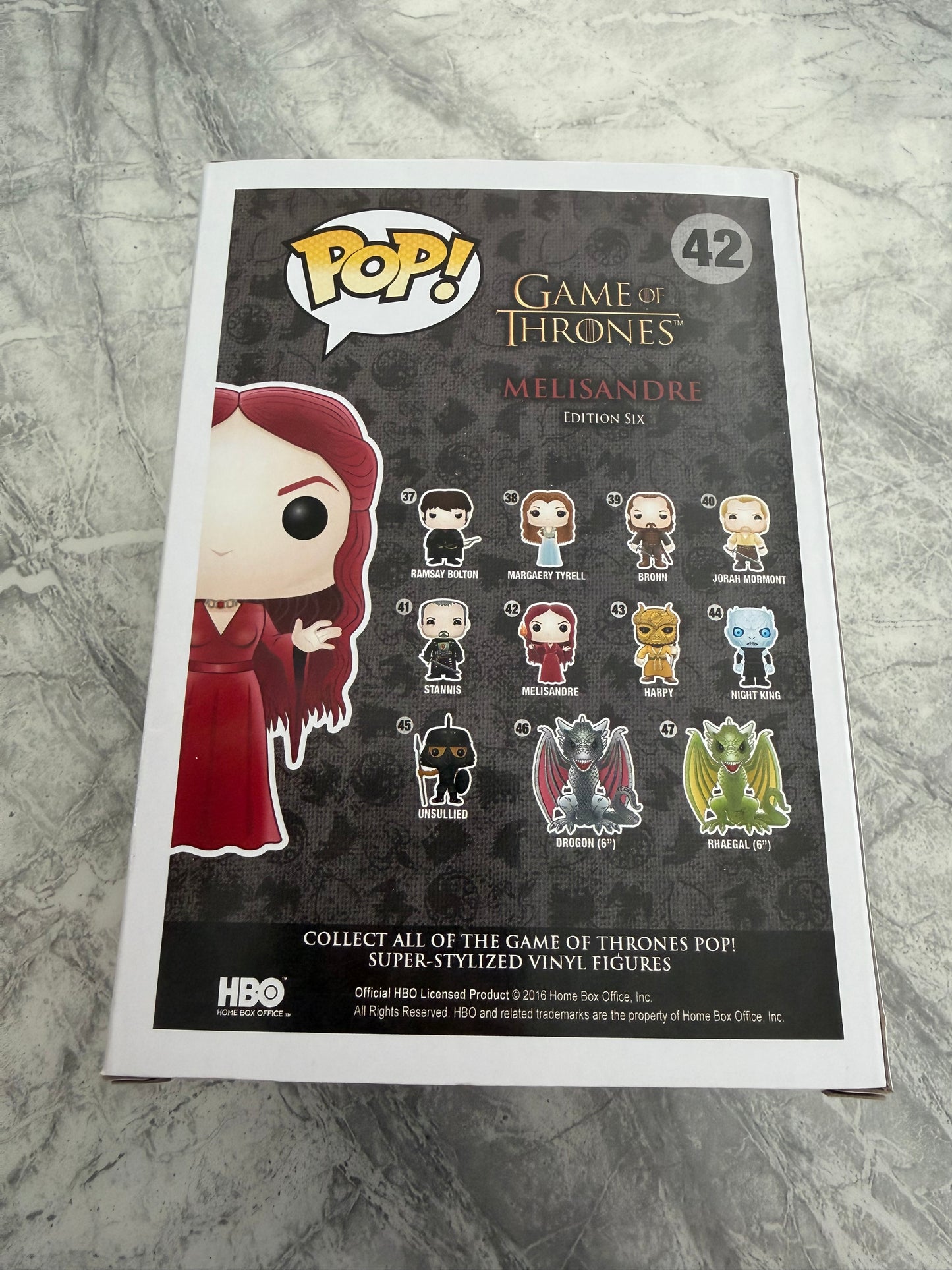 Carice Van Houten Signed Game Of Thrones Melisandre Funko Pop With Quote - SWAU Authenticated