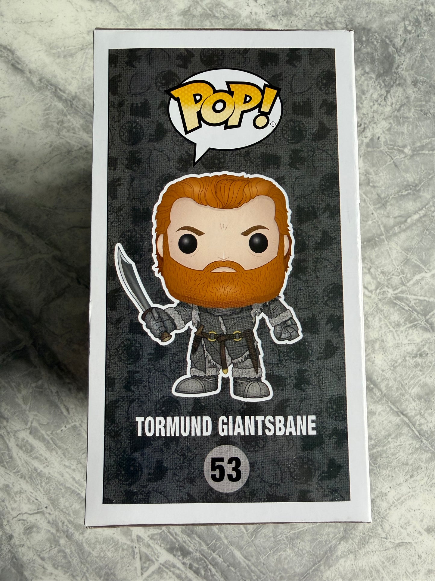 Kristofer Hivju Signed Game Of Thrones Tormund Funko Pop With Quote! - SWAU Authenticated (Slight Damage As Shown In Last Photo)