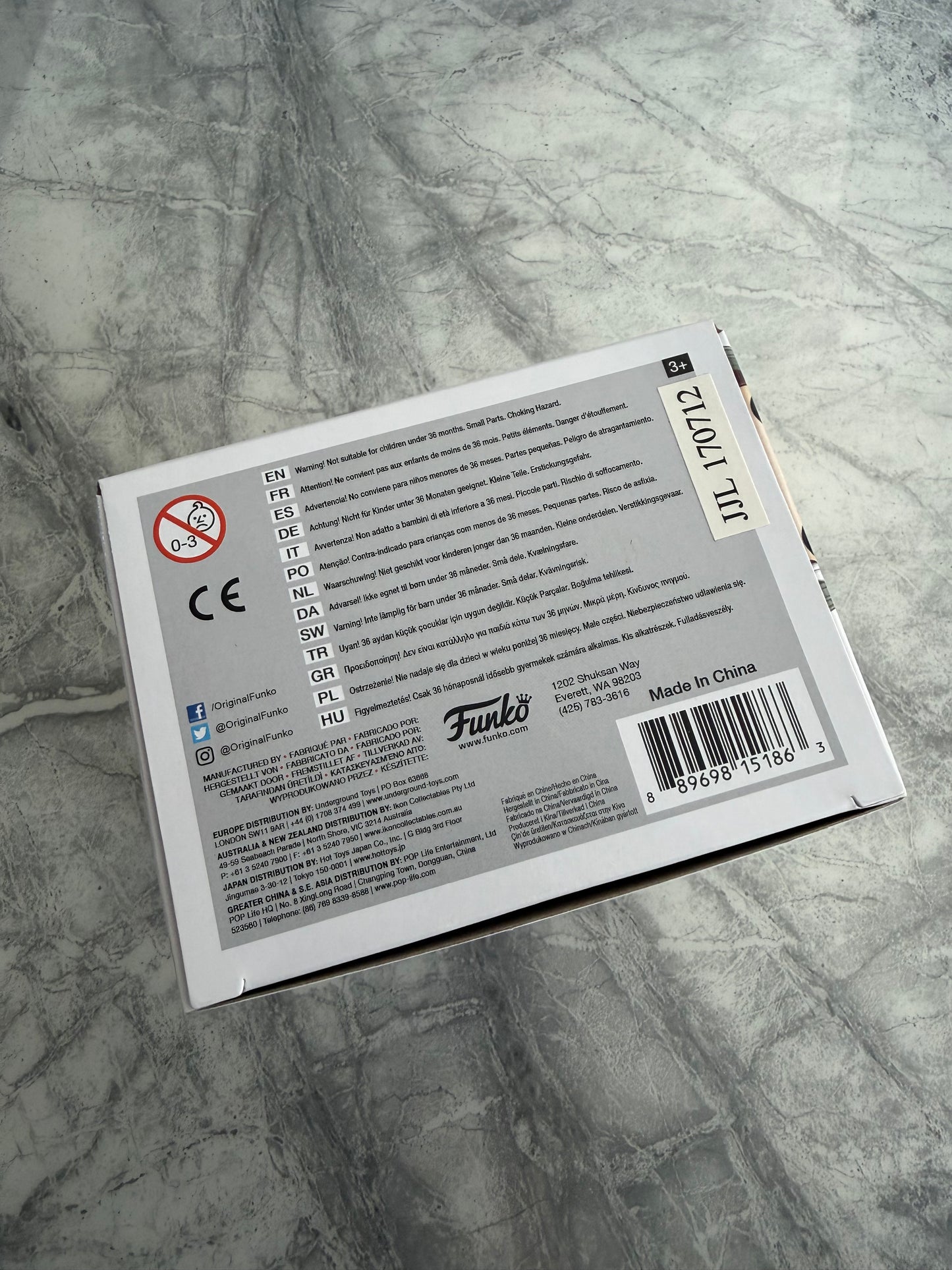 Tom Wlaschiha Signed Game Of Thrones Jaqen H’Ghar Funko Pop With Quote!