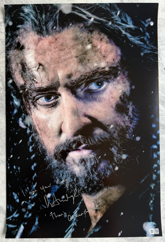 Richard Armitage Signed The Hobbit 20x30” Photo - SWAU Authenticated