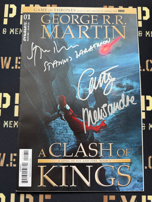 Stephen Dillane & Carice Van Houten Dual Signed Game Of Thrones “A Clash Of Kings” Comic Book (BANK HOLIDAY SPECIAL - USUALLY £225)