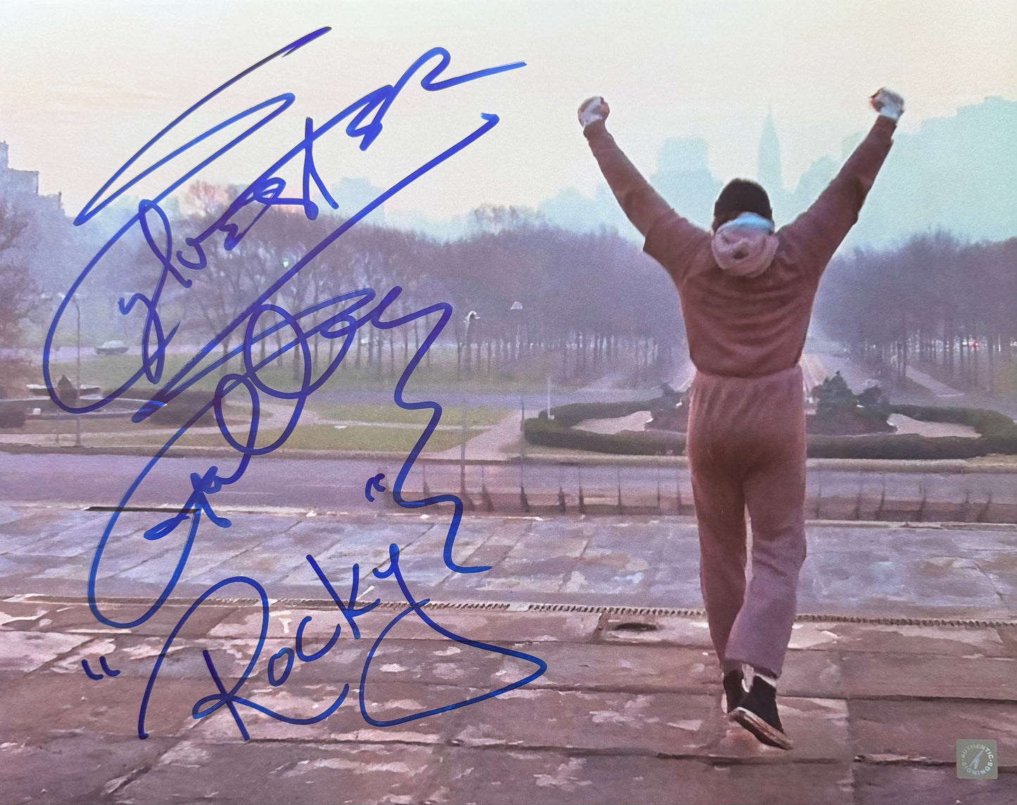 Sylvester Stallone Signed Rocky 16x20” Photo With Rocky Inscription -  Authentic Signings Inc COA