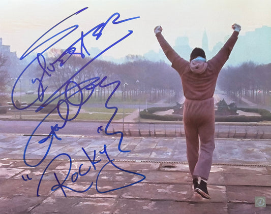 Sylvester Stallone Signed Rocky 16x20” Photo With Rocky Inscription -  Authentic Signings Inc COA