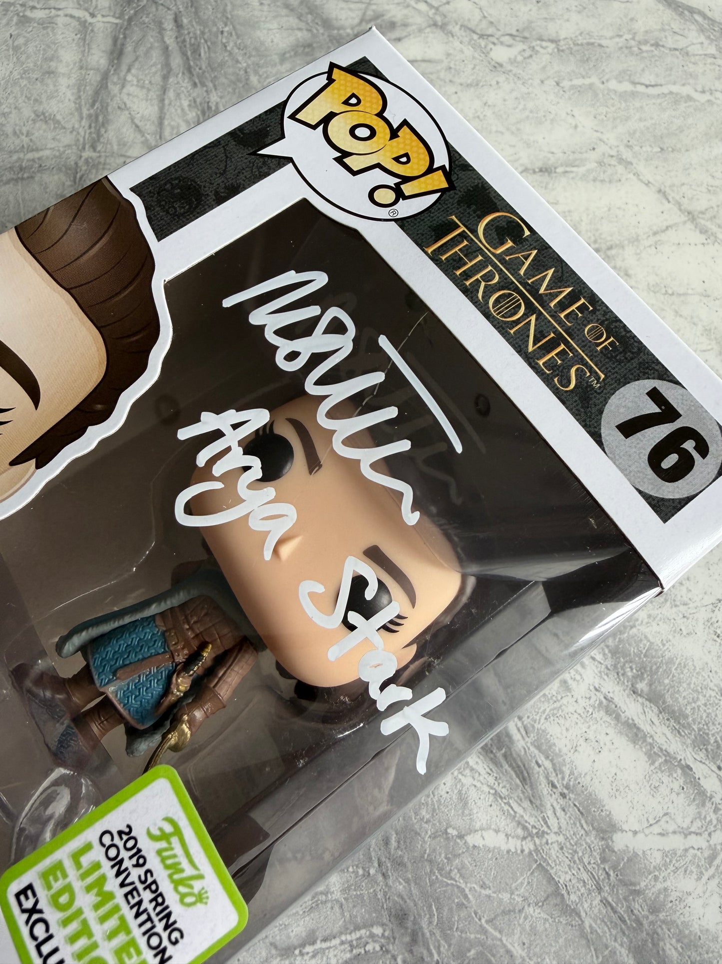 Maisie Williams Signed Game Of Thrones Limited Edition Funko Pop - SWAU Witnessed