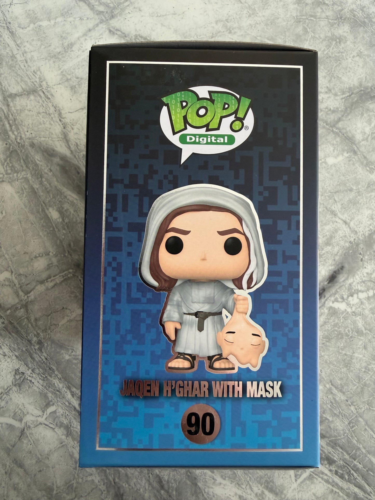 Tom Wlaschiha Signed Game Of Thrones Jaqen Digital NFT Funko Pop With 2 Quotes!