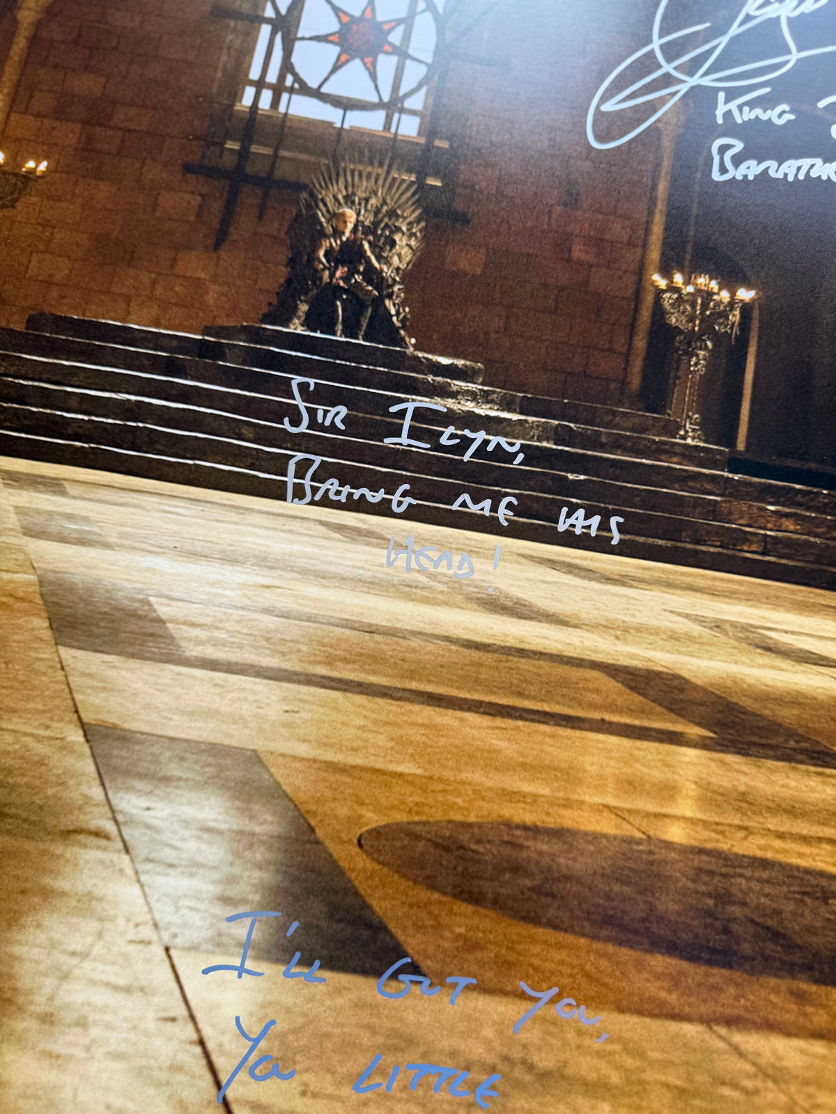Jack Gleeson Signed Game Of Thrones 20x30” Photo With Multiple Popular Quote - SWAU Authenticated