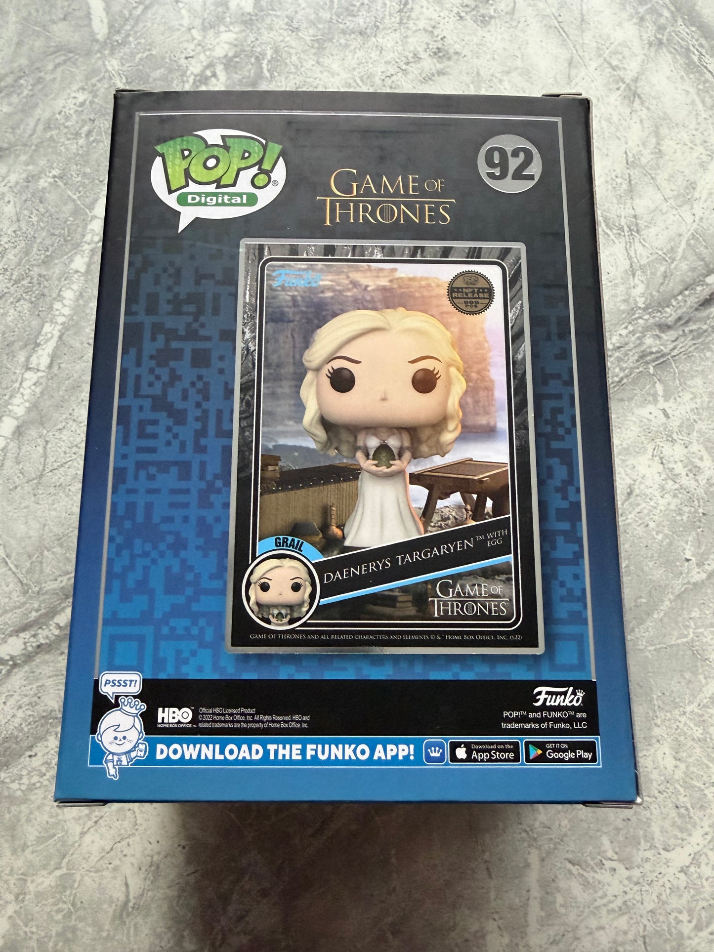 Emilia Clarke Signed Game Of Thrones NFT Digital Funko Pop - Photo Proof & SWAU Authenticated!