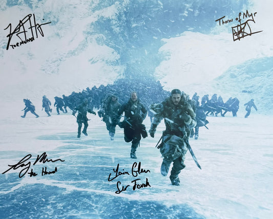 Multi Singed “Beyond The Wall” Signed Game Of Thrones 16x20” Photo