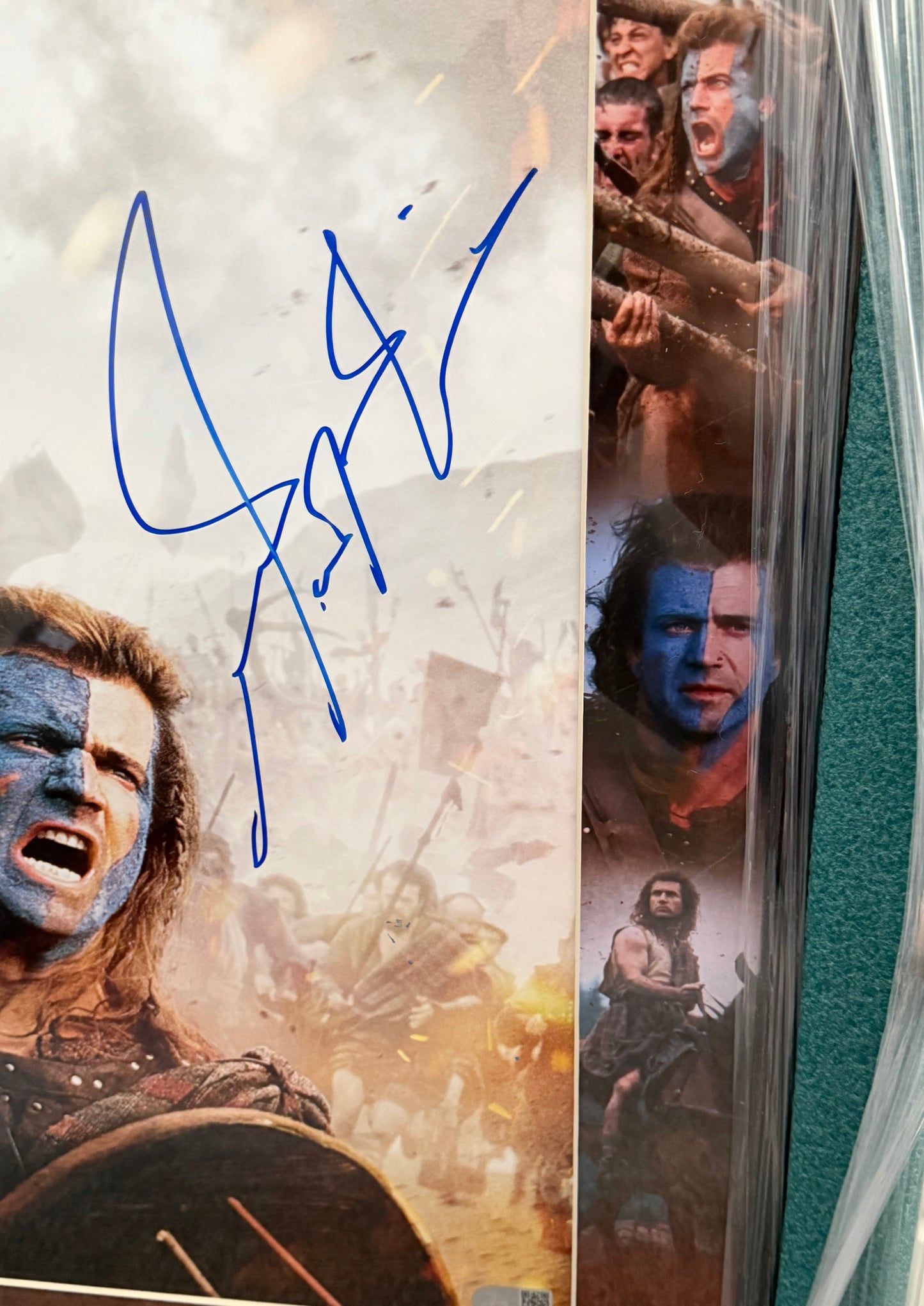 Mel Gibson Signed Braveheart Large Framed Montage - HUGE 25cm Autograph!