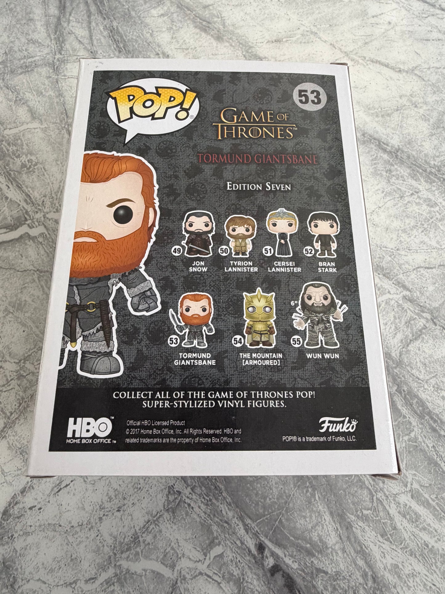 Kristofer Hivju Signed Game Of Thrones Tormund Funko Pop With Quote! - SWAU Authenticated