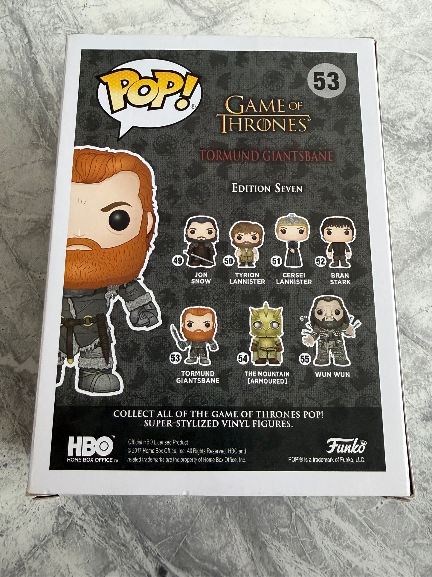 Kristofer Hivju Signed Game Of Thrones Tormund Funko Pop With Quote! - SWAU Authenticated