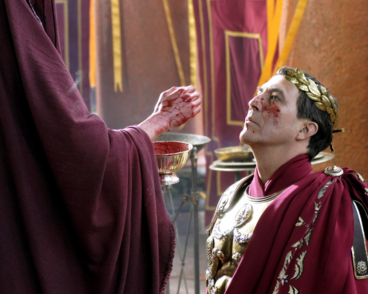 Ciaran Hinds Signed Rome Photo Version 4 (Pre Order)
