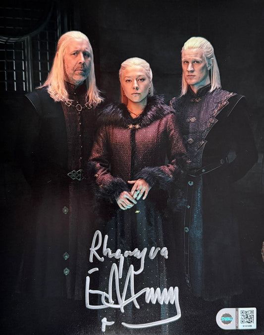 Emma Darcy Signed House Of The Dragon 8x10” Photo - SWAU Authenticated