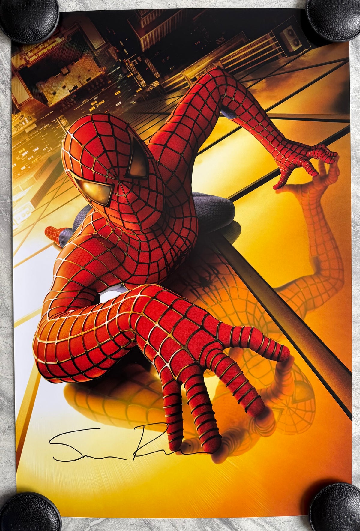 Sam Raimi Signed Spider-Man 20x30” Poster - Official Pix Authenticated