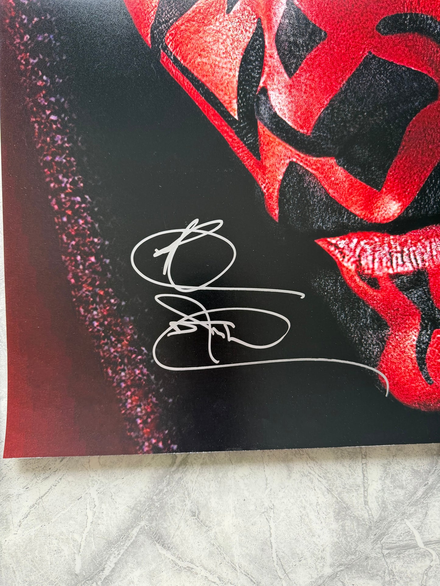 Ian McDiarmid & Ray Park Signed A2 Star Wars Posters - SWAU Authenticated