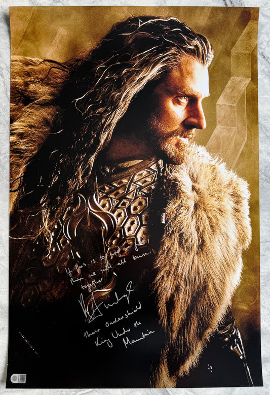 Richard Armitage Signed The Hobbit 20x30” Photo - SWAU Authenticated