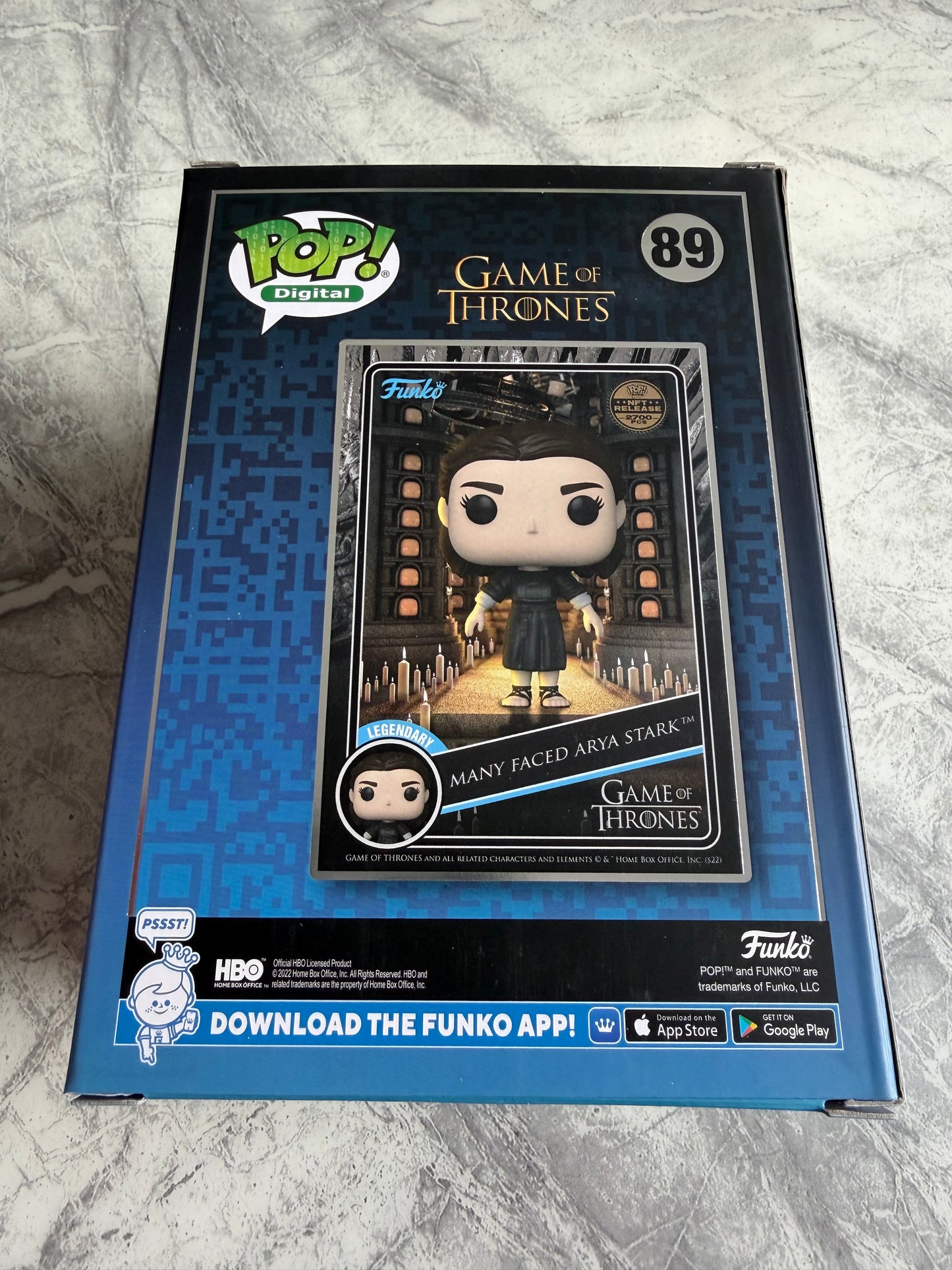 Maisie Williams Signed Game Of Thrones NFT Funko Pop - SWAU Witnessed