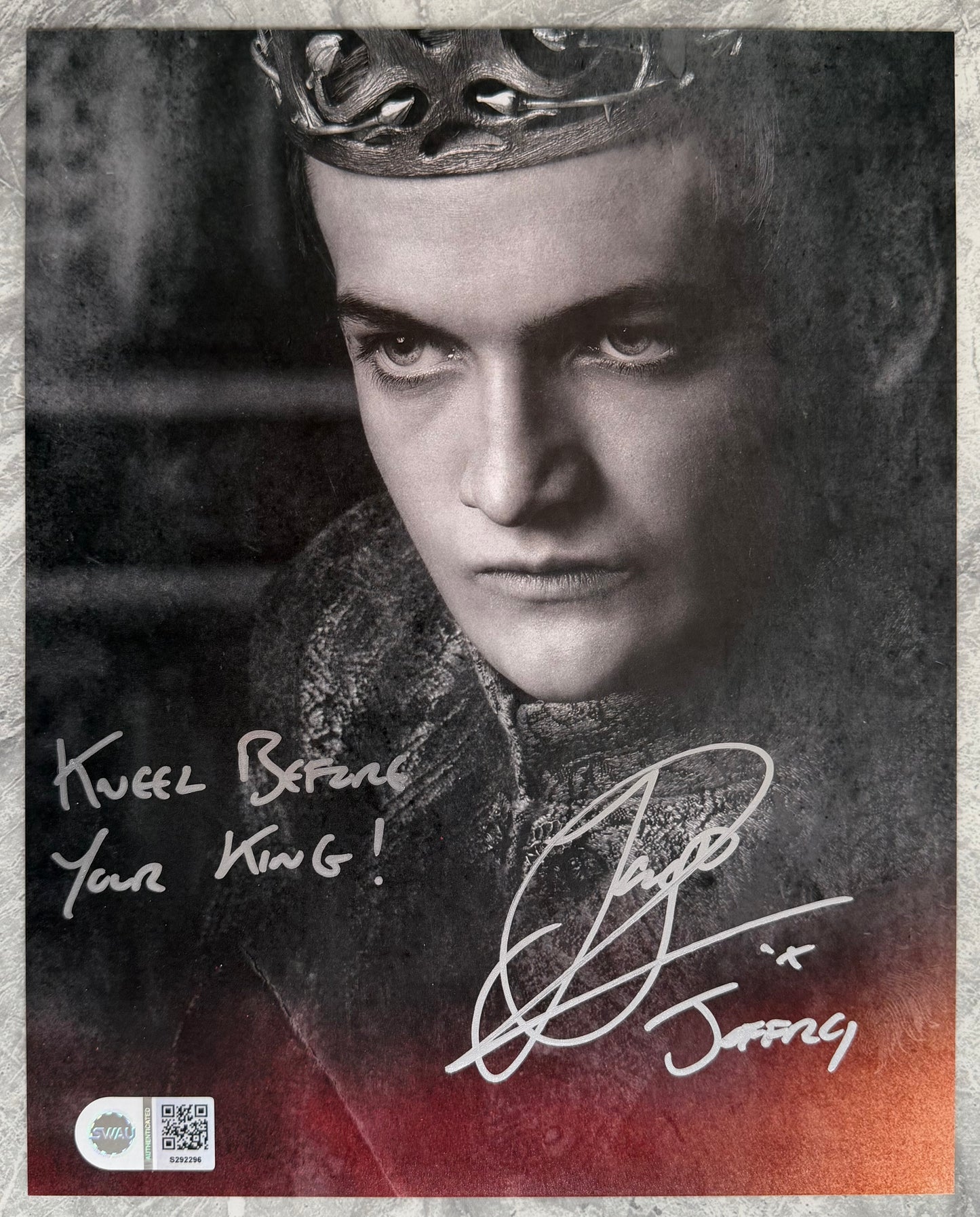Jack Gleeson Signed Game Of Thrones 8x10” Photo - SWAU Authenticated