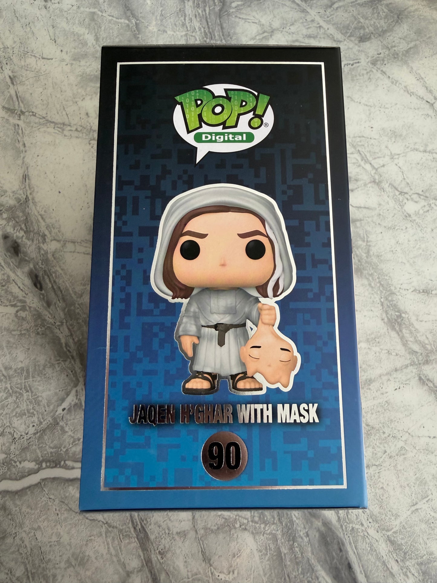 Tom Wlaschiha Signed Game Of Thrones Jaqen Digital NFT Funko Pop With 2 Quotes!