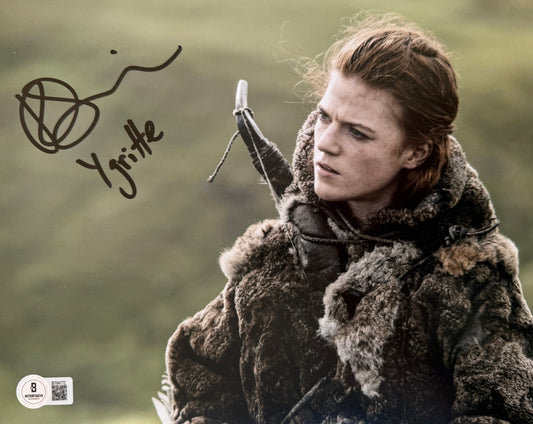 Rose Leslie Signed Game Of Thrones 8x10” Photo - Beckett Authenticated