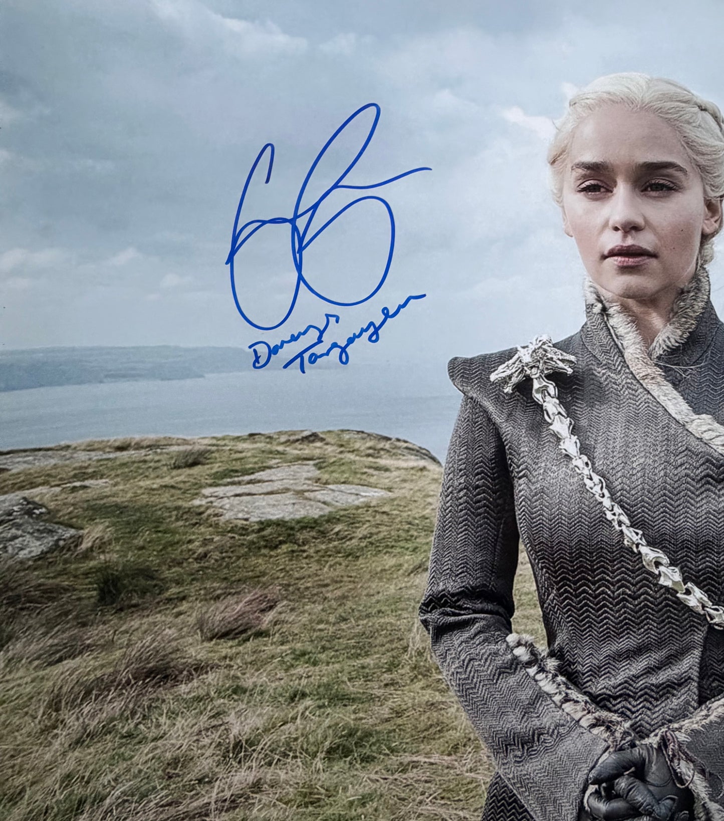 Emilia Clarke Signed Game Of Thrones 20x30” Photo
