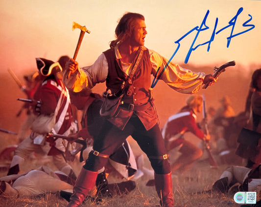 Mel Gibson Signed The Patriot 11x14” Photo - SWAU Authenticated