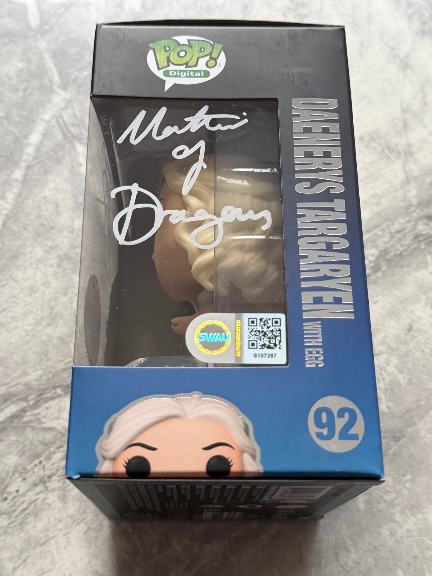 Emilia Clarke Signed Game Of Thrones NFT Digital Funko Pop - Photo Proof & SWAU Authenticated!