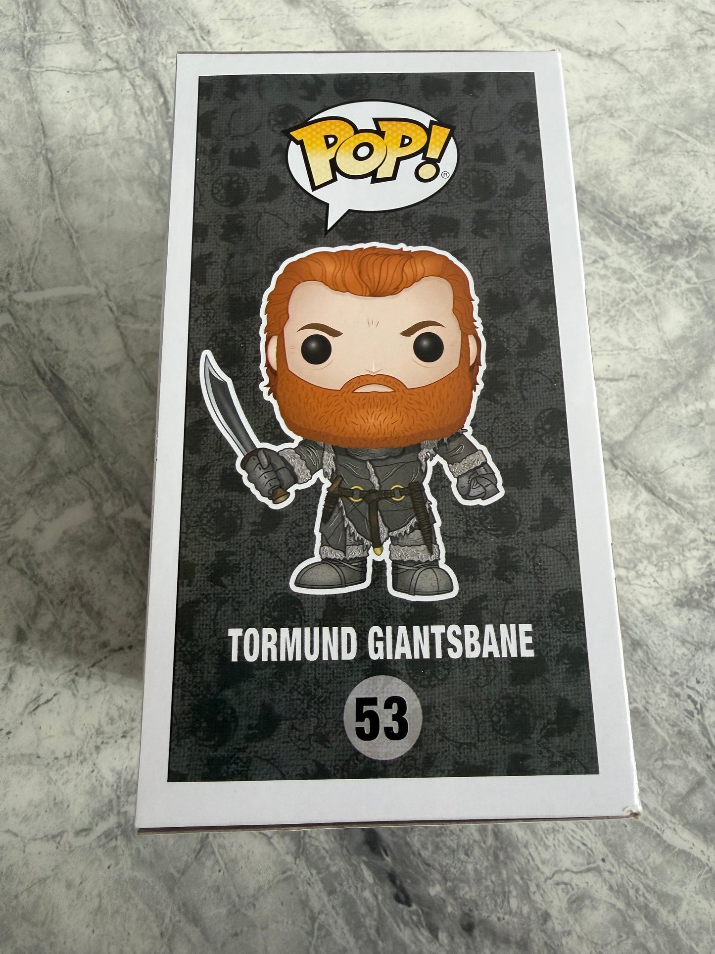 Kristofer Hivju Signed Game Of Thrones Tormund Funko Pop With Quote! - SWAU Authenticated