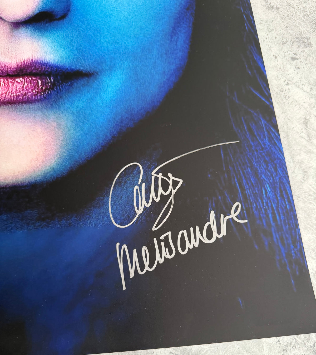 Carice Van Houten Signed Game Of Thrones A2 Promo Poster With Quote - SWAU Authenticated