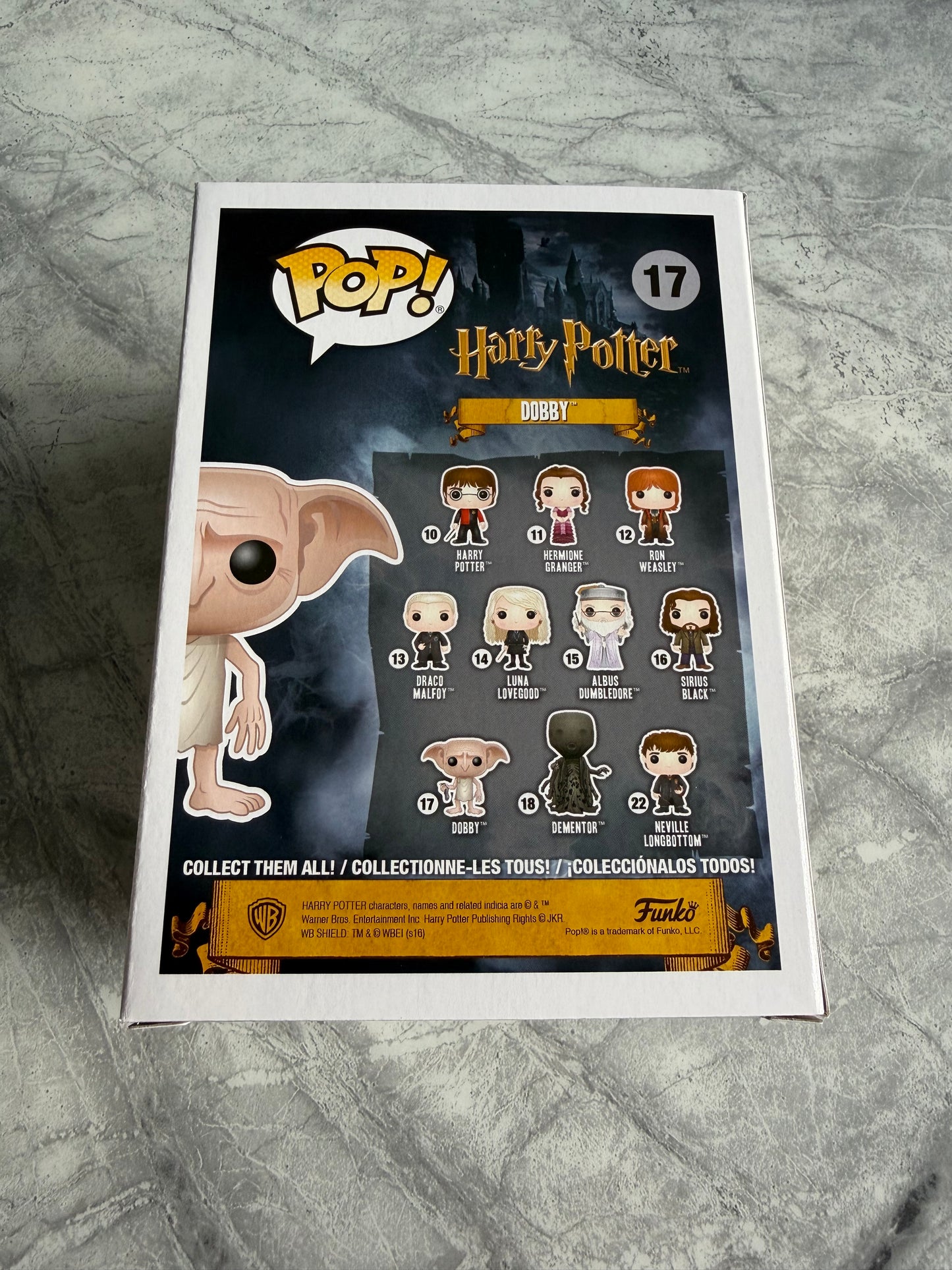 Toby Jones Signed Harry Potter Dobby Funko Pop With Rare Quote - SWAU Authenticated