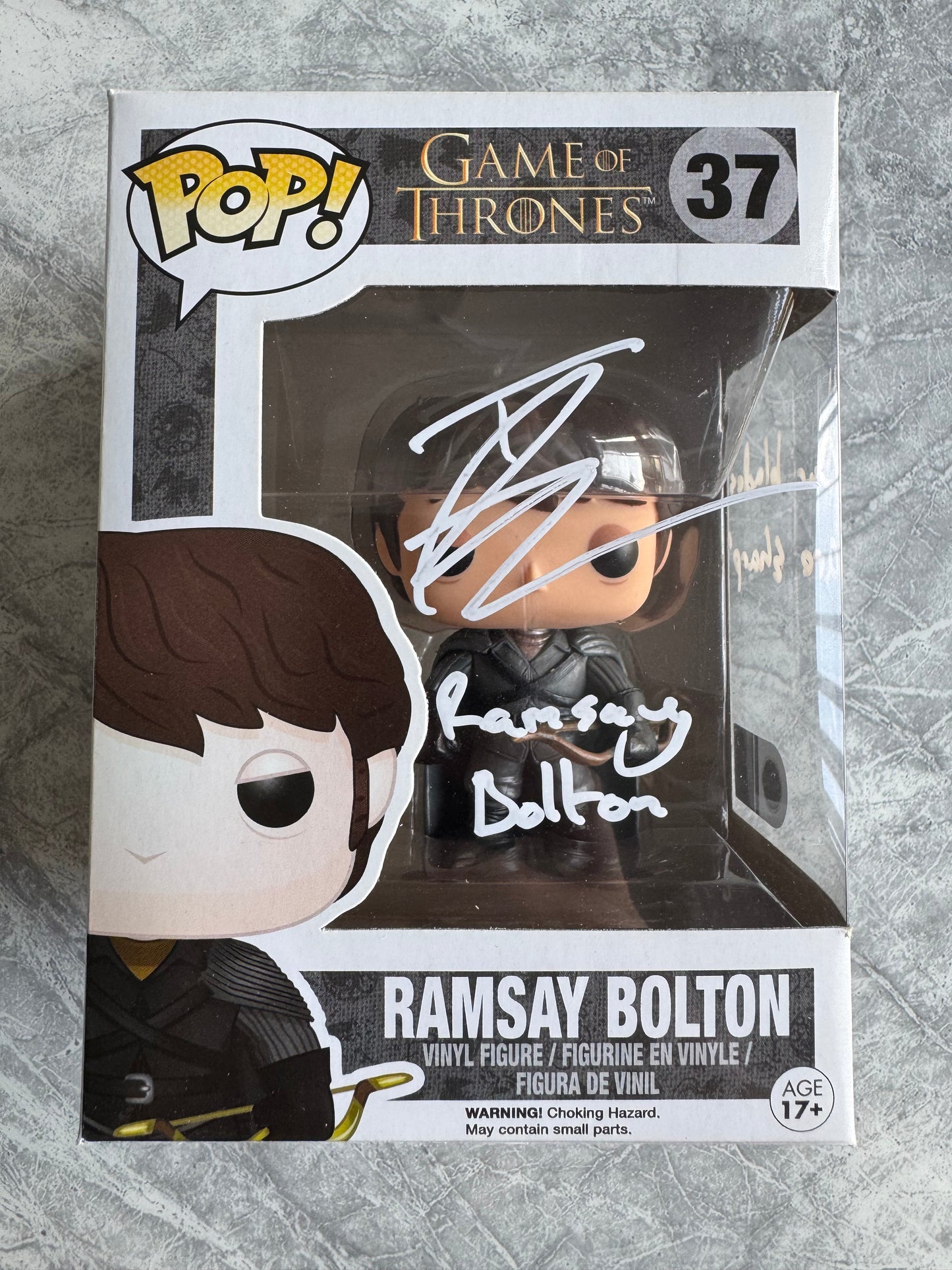 Iwan Rheon Signed Ramsay Bolton Funko Pop - SWAU Authenticated