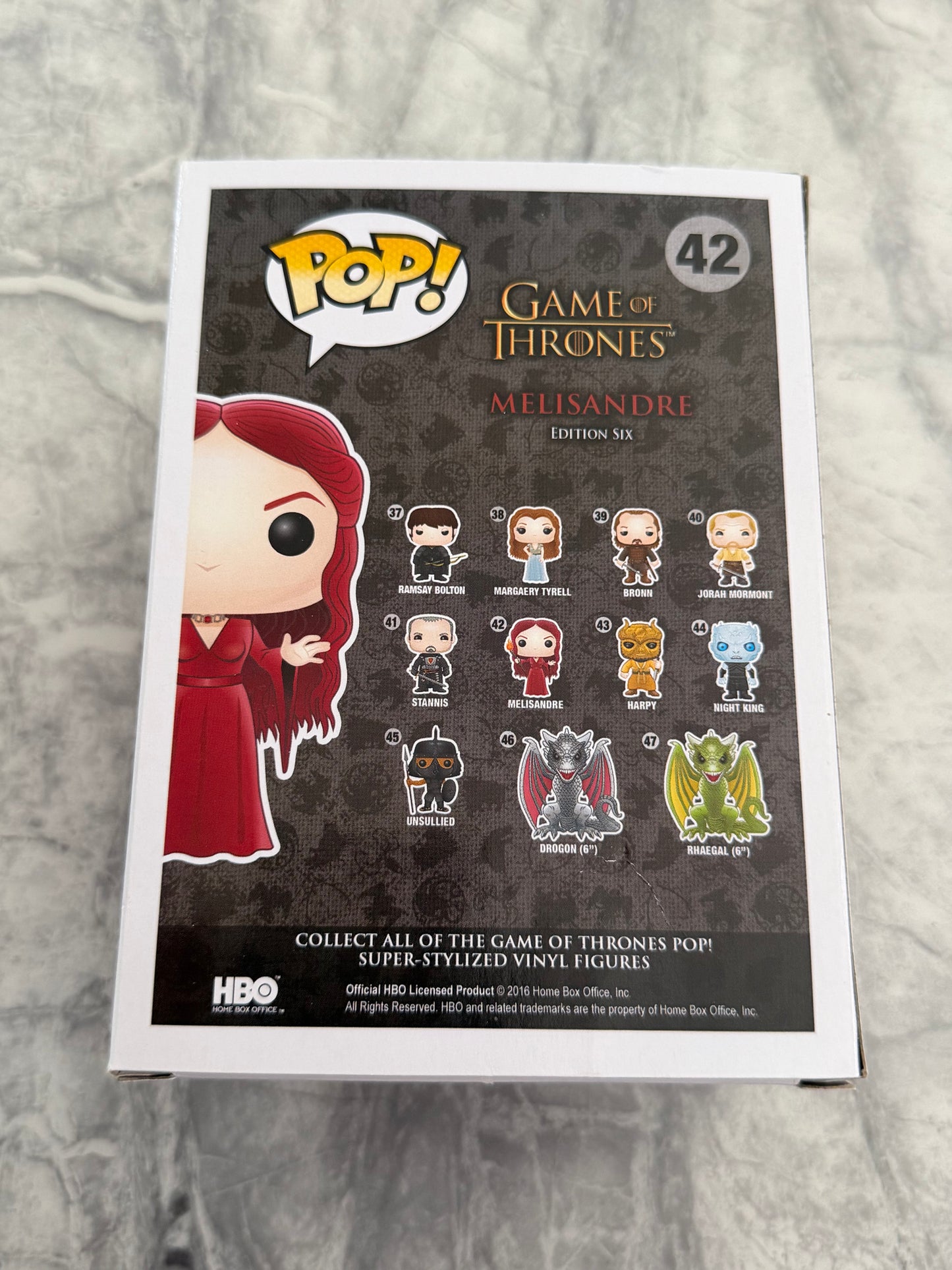 Carice Van Houten Signed Game Of Thrones Melisandre Funko Pop With Quote - SWAU Authenticated