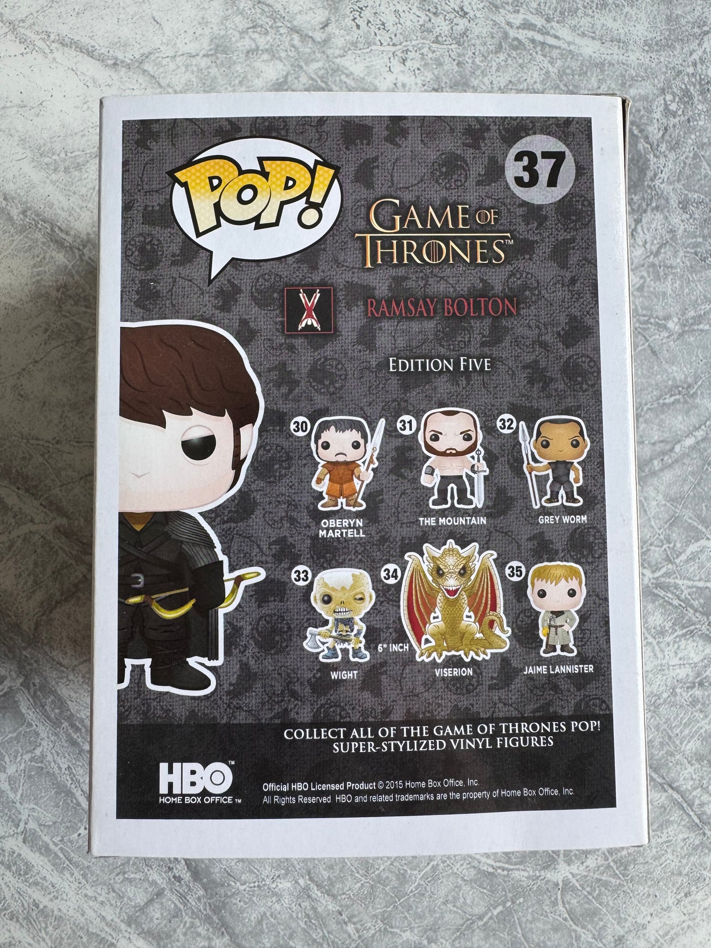 Iwan Rheon Signed Ramsay Bolton Funko Pop - SWAU Authenticated