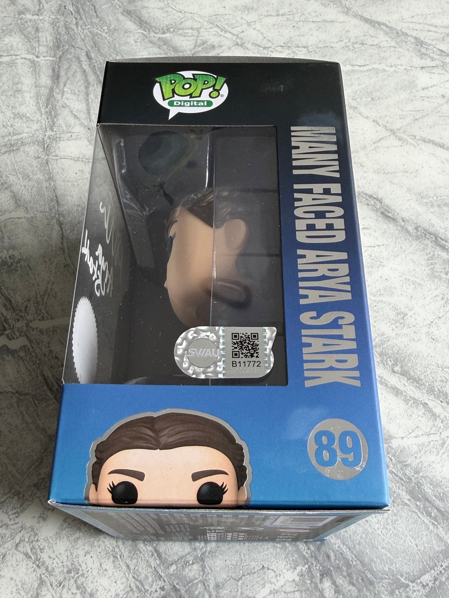Maisie Williams Signed Game Of Thrones NFT Funko Pop - SWAU Witnessed