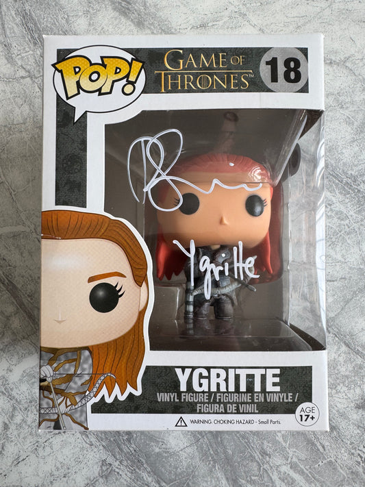 Rose Leslie Signed Game Of Thrones Ygritte Funko Pop With Quote! - SWAU Authenticated